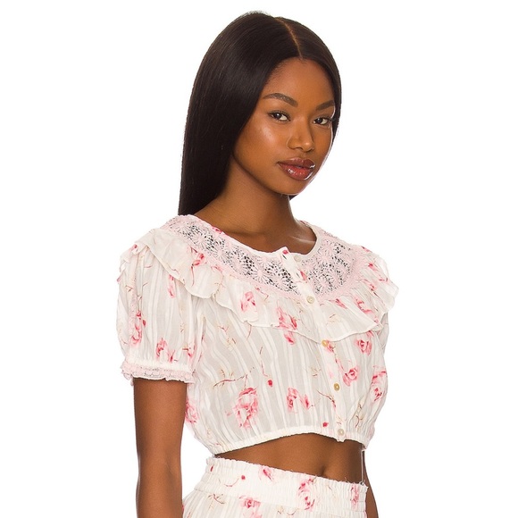 LoveShackFancy Elaina Top - Picture 2 of 9